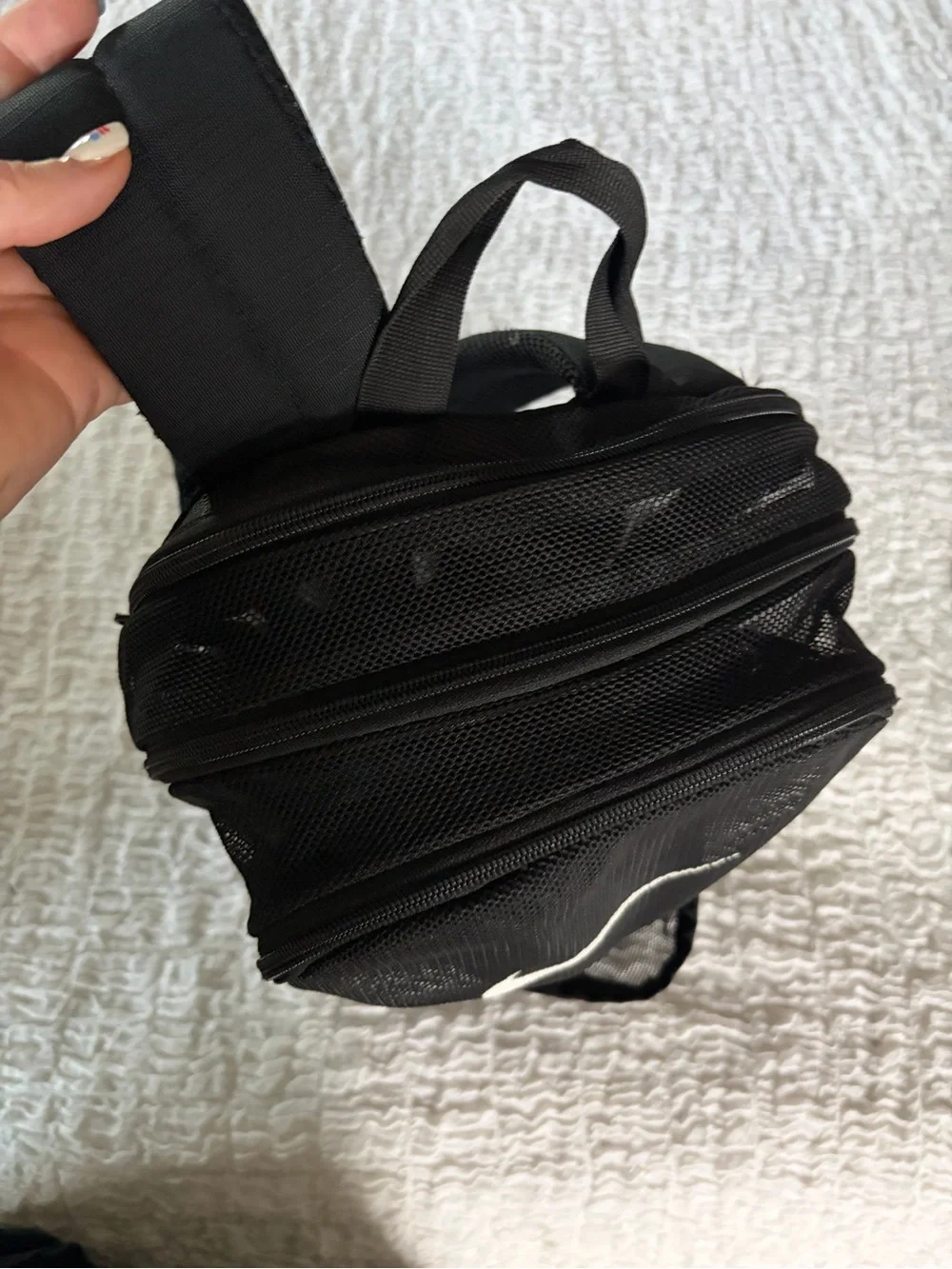Nike Black Mesh Backpack
